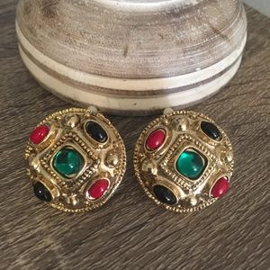 vintage clip on earrings